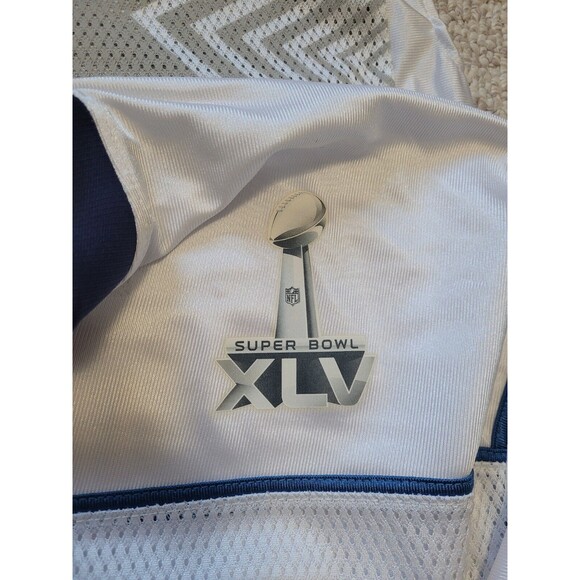 REEBOK MEN'S PITTSBURGH STEELERS #17 Mike Wallace SUPER BOWL XLV NFL Jersey XL - Picture 3 of 5